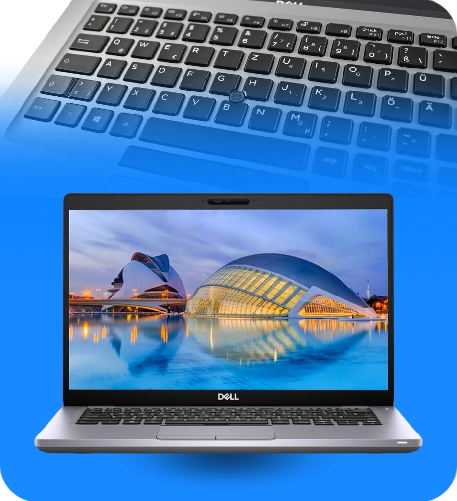 Laptop Dell Latitude 5410  Core i5-10310U 256GB SSD 16GB RAM 14" 1920x1080 WIN10  Pro Color Plateado  Seminueva