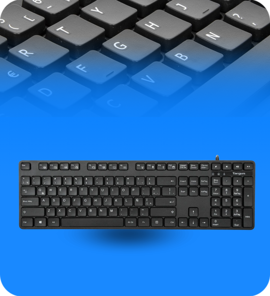 Teclado Targus AKB30ES USB en Español Color Negro