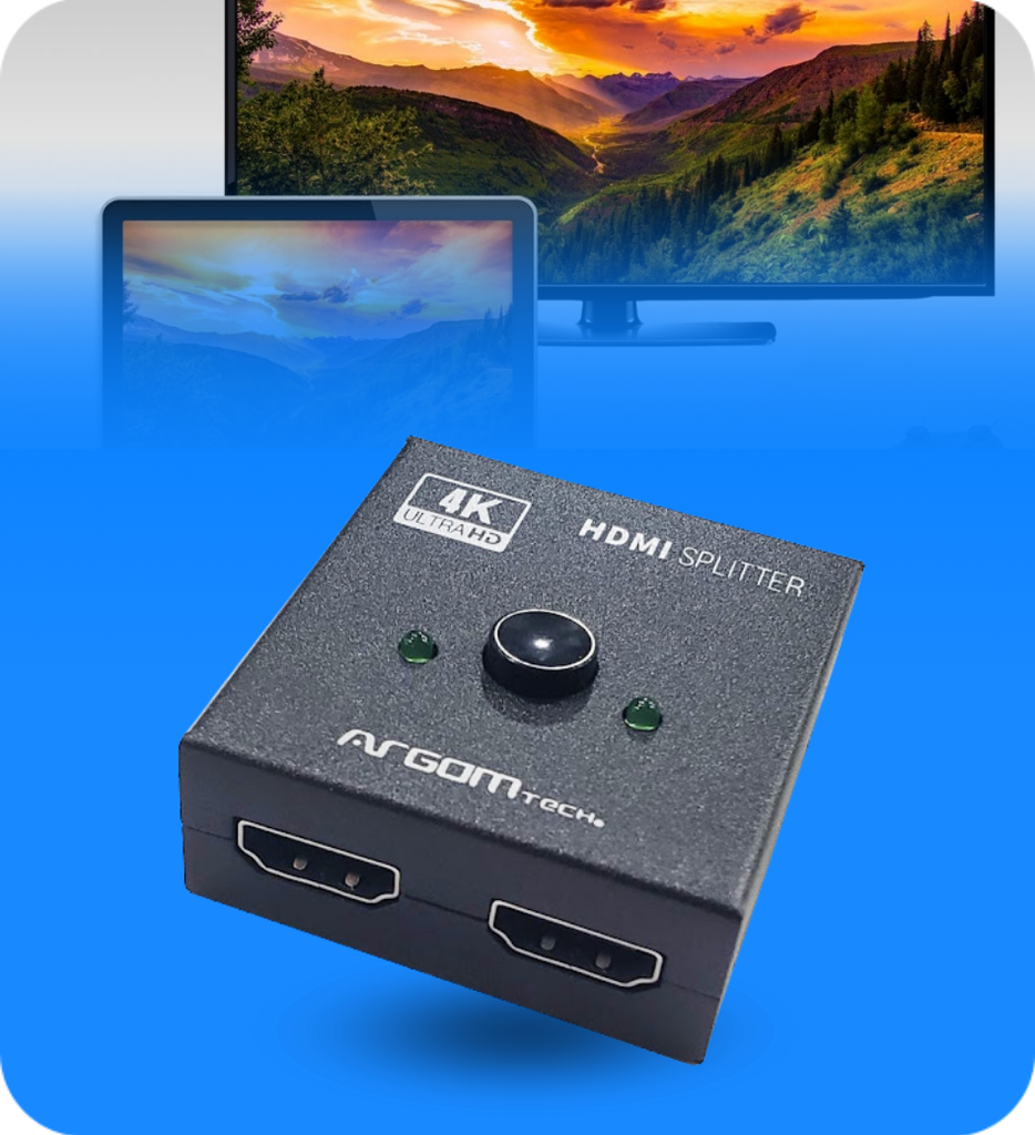 Switch/Splitter HDMI Argom ARG-AV-5120 4K Ultra HD 2 Entrada 1 Salida