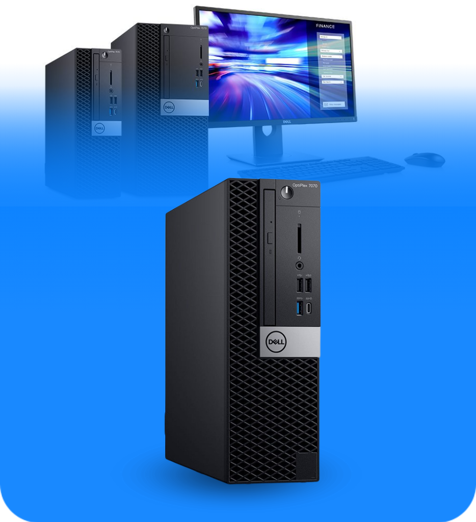 CPU Dell Optiplex 7070 SFF Core I7-9700 8GB RAM 480GB SSD W10 Pro Seminuevo
