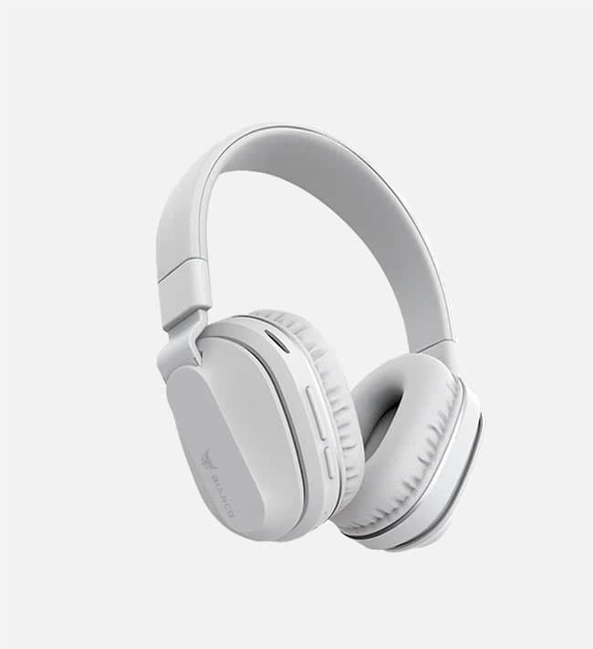 Headset Bianco Inalambrico Free P2 BI-WHT-P002 Color Blanco