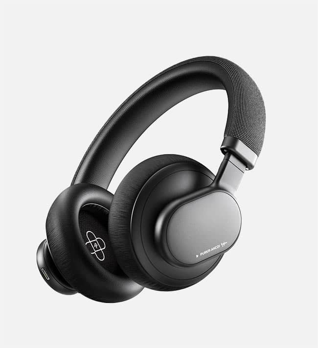 Headset Bianco Inalambrico ANC-01 BI-ANC-001BK Color Negro