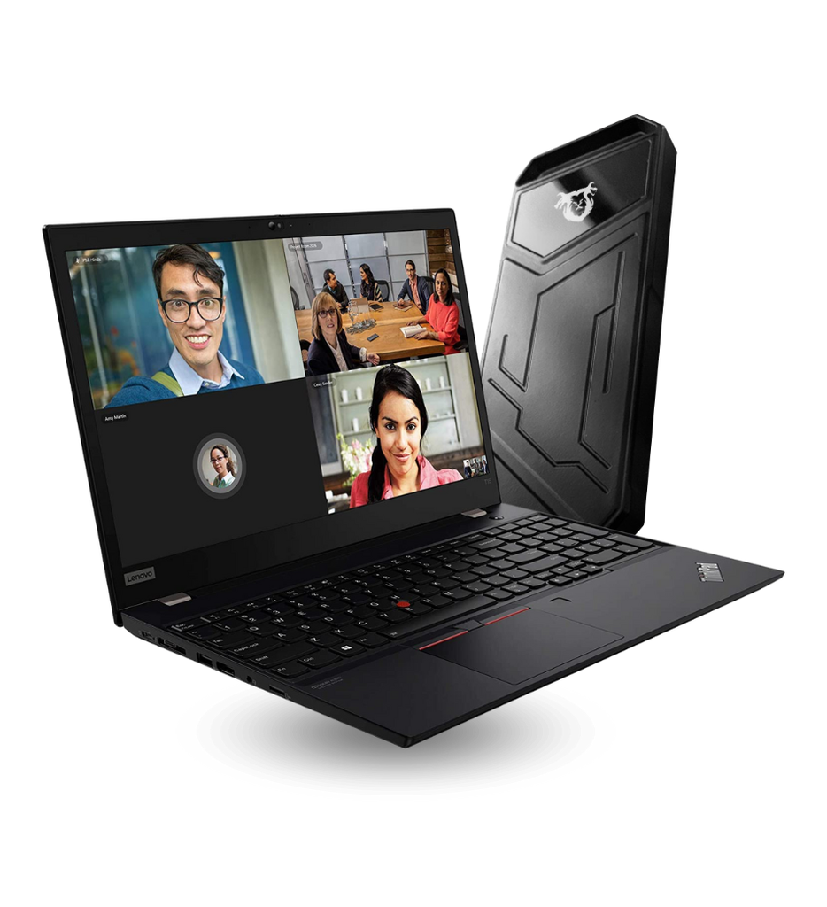 Laptop Lenovo ThinkPad T15 Gen2  Core i5-1145G7 256GB SSD 16GB RAM 15.6" 1920x1080  WIN10 Pro Color Negro Seminueva + Unidad de Estado Solido Externo Quimera QM-EXTZ5512 Tipo C a Tipo C RGB Metal 512GB