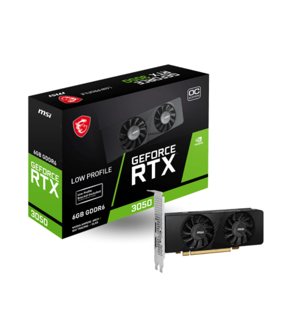 Tarjeta de Video MSI Geforce RTX3050 LP 6GB GDDR6 912-V812-023