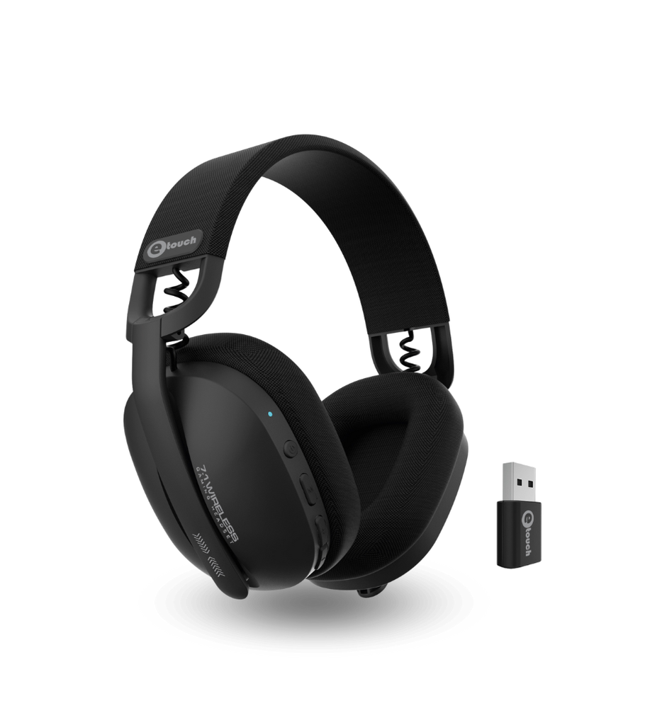 Headset Gaming de Diadema Etouch TRI-MODE X5 Bluetooth Compatible con PC  + PS5