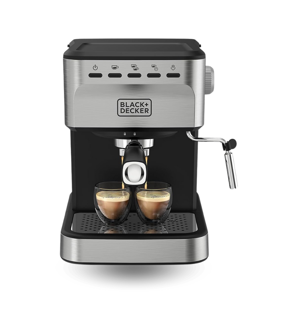Cafetera Expresso Black+Decker EM0312-0SDLA  1.5 Litros Semi-Automatic