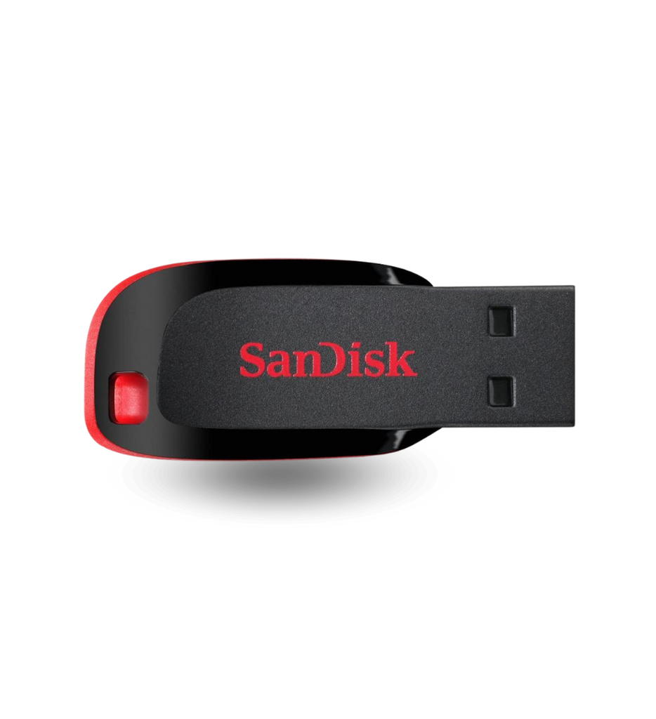Memoria USB SanDisk SDCZ50-016G-B35 Flash Drive  2.0 16GB Cruzer Blade Z50 Color Negro