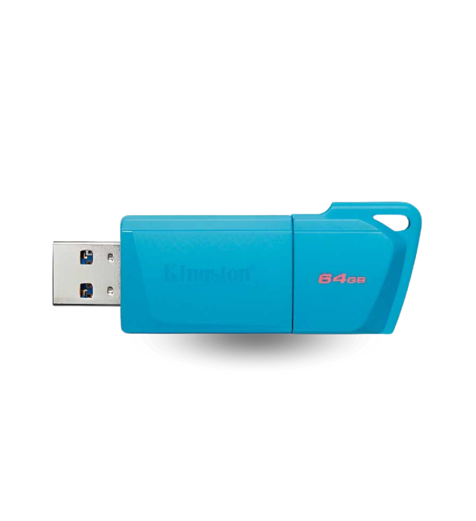 Memoria USB Kingston KC-U2L64-7LB 64GB USB3.2 DataTraveler Exodia M Color Celeste