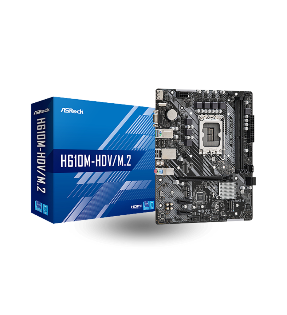 Tarjeta Madre Asrock H610M-HDV/M.2 R2.0 90-MXBJH0-A0UAYAZ DDR4 LGA 1700