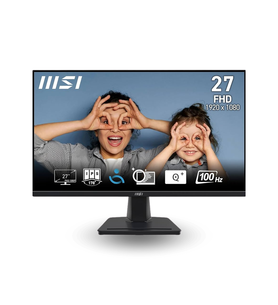 Monitor Gaming MSI 27" PRO MP275 9S6-3PC3CM-001  1920x1080 FHD 100Hz 1MS HDMI Color Negro