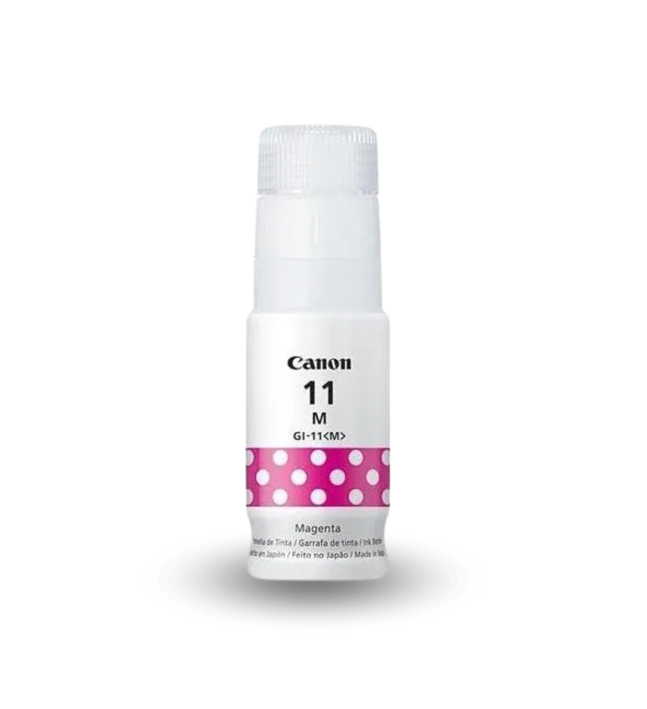 Botella de Tinta Canon GI-11 70ml Color Magenta