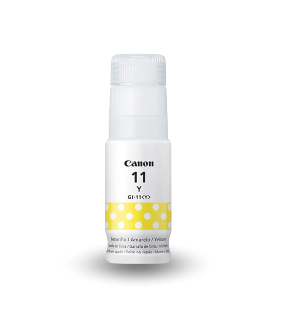 Botella de Tinta Canon GI-11 70 ml Color Amarillo