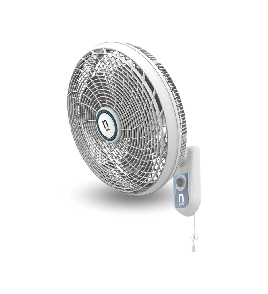 Ventilador de Pared Navia M016P con 3 Velocidades 18" Color Blanco