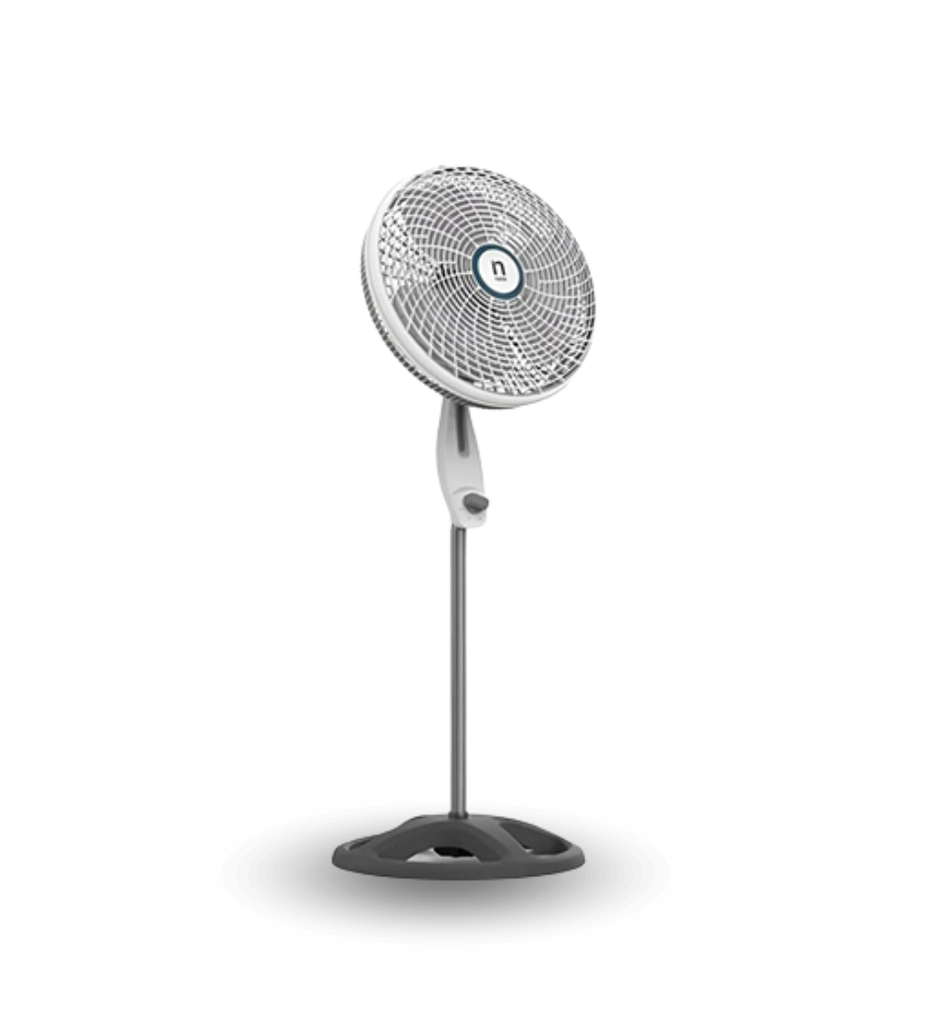 Ventilador de Pedestal 2 en 1 Navia P16S2 16" con 3 velocidad Color Blanco
