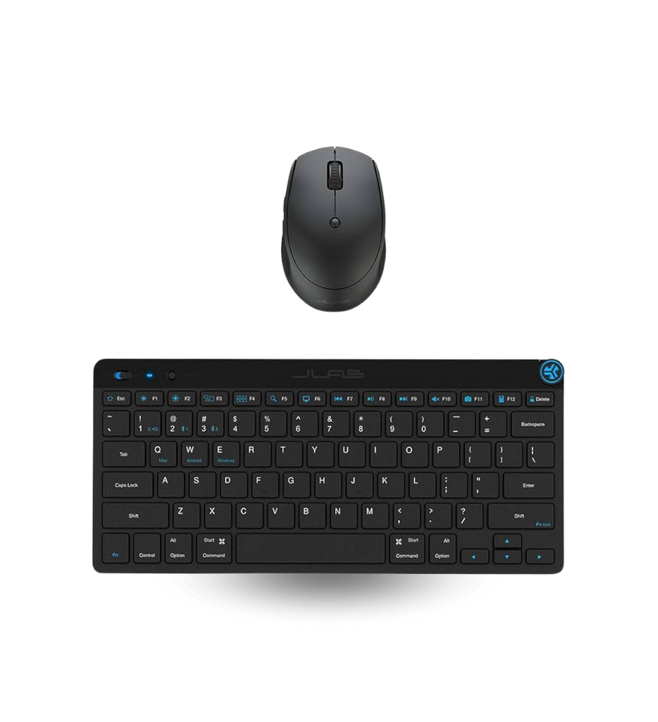 Teclado y Mouse JLAB KMGOBUNDLE4 Inalambrico MultidispositivosGO Color Negro