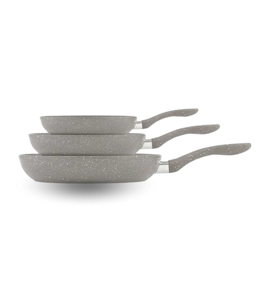 Juego de Sartenes Picca Velleti PI003SSTMG 20" - 24" - 28"cm Color Gris