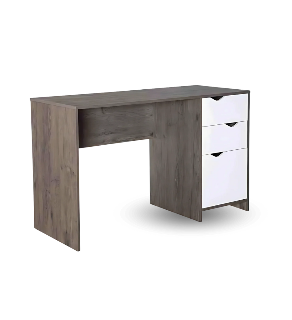 Escritorio Xtech XTF-CD208 Para Computadora de un Nivel con Gavetas y Gabinete con Puerta Color Cafe