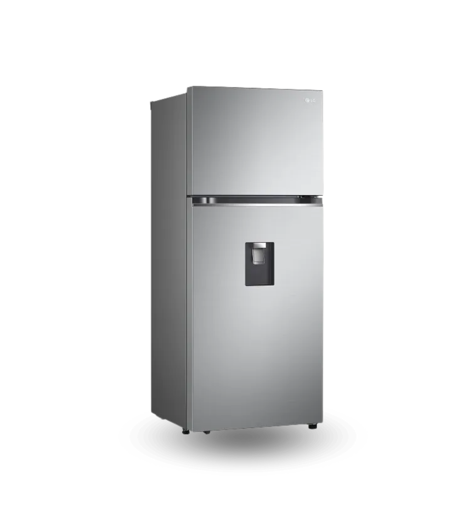 Refrigerador LG VT38WPP Top Freezer 14.5 pᶟ  Smart Inverter Con Dispensador de Agua Color Gris