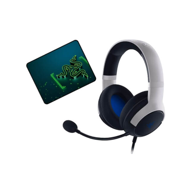 Combo de Headset Gaming Razer RZ04-03970700-R3U1 con Mouse Pad Razer
