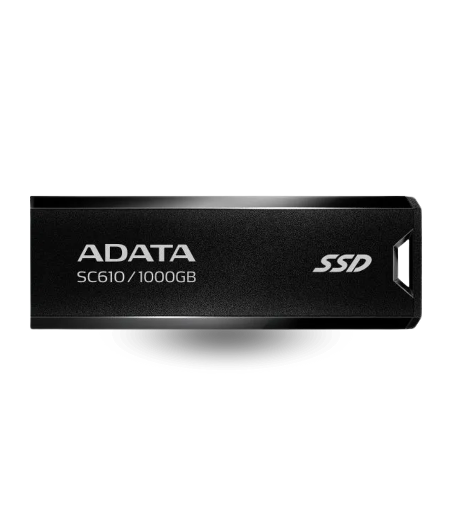 Estado Solido Externo Adata SC610-500G-CBK/RD 500BG 3.2 Color Negro