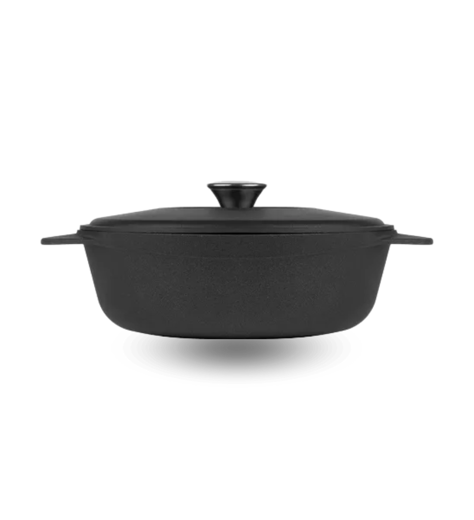 Olla con Tapa Picca Forno PI00200HFN Hierro Fundido Color Negro