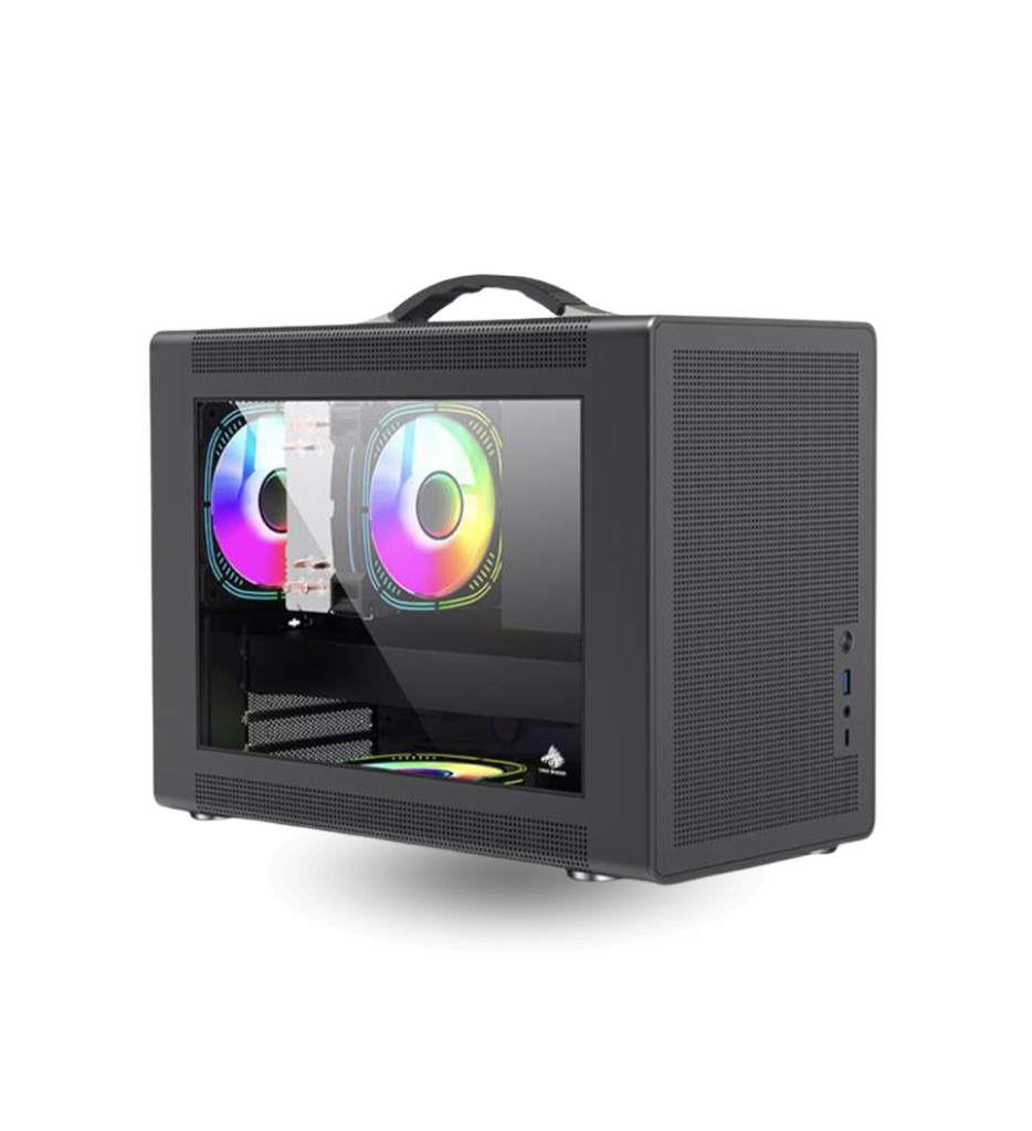 Case Gaming Eagle Warrior CG10Z7RA001C Micro ATX Frontal MESH Vidrio Templado Color Negro