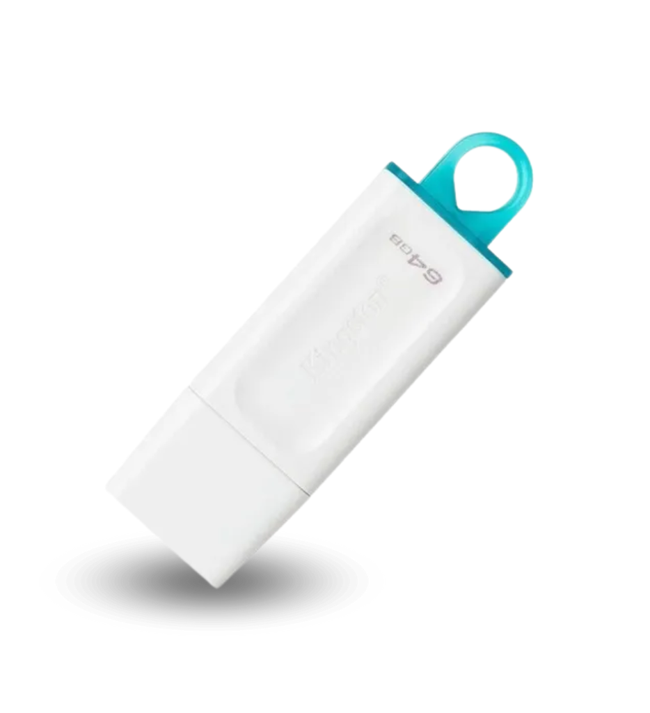 Memoria USB Kingston KC-U2G64-5R 64GB USB3.2 DataTraveler Exodia Color Blanco