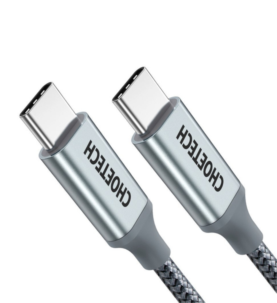 Cable Choetech XCC-1002-GY USB Tipo C a Tipo C 1.8mts