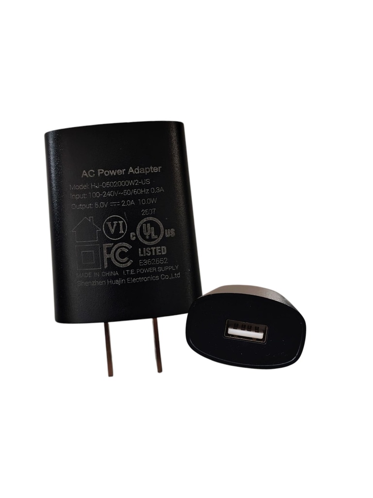 Cubo de Cargador Tipo USB 60Hz 0.3A Para HandHeld HJ-052000W2-US