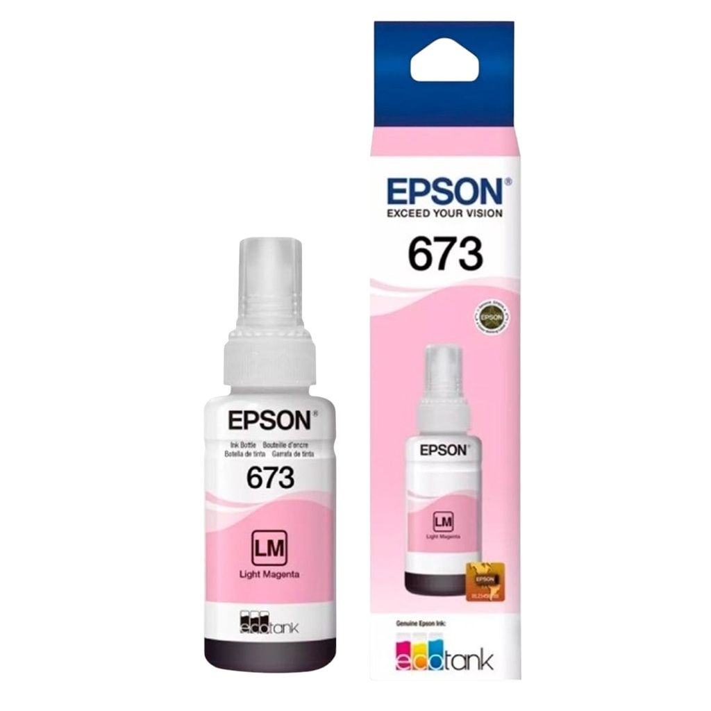 Tinta Para Impresora Epson T673620-AL T673 Color Magenta
