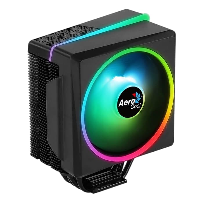 Enfriamiento de Aire Aerocool Cylon ACTC-CL30420.14  4F ARGB PWM 4P LGA1700/AM5 1x120mm PWM Para CPU Color Negro