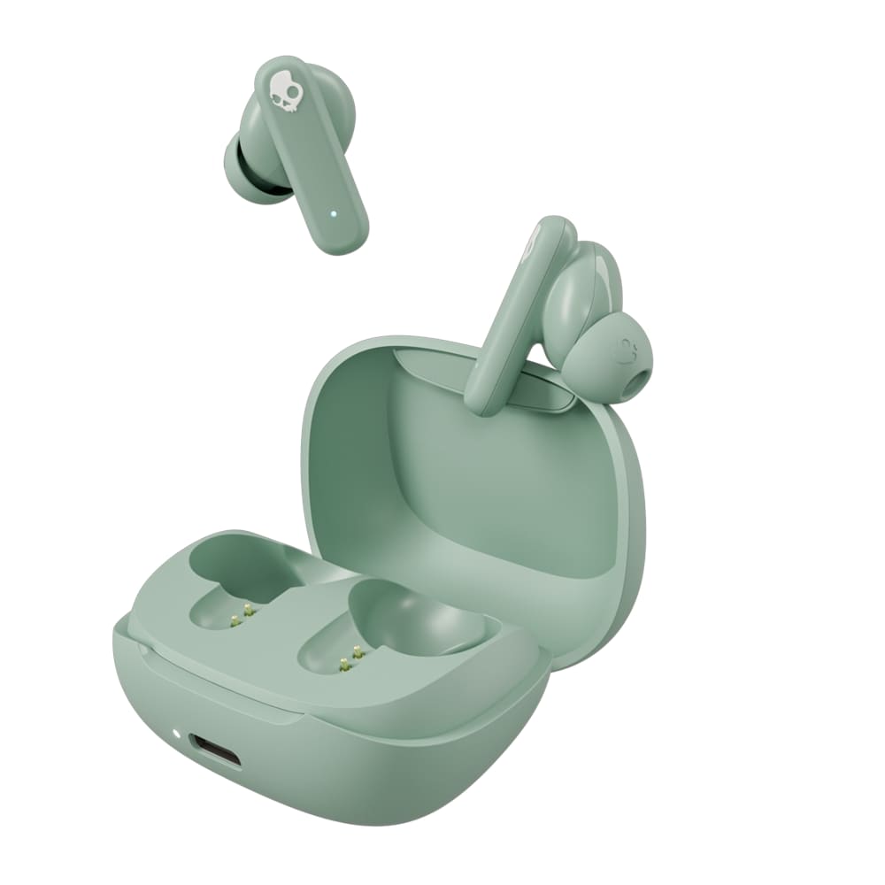 Audifonos Inalambrico Skullcandy S2TAW-T989 Smokin Buds Resistencia al Agua Color Gris Verdoso