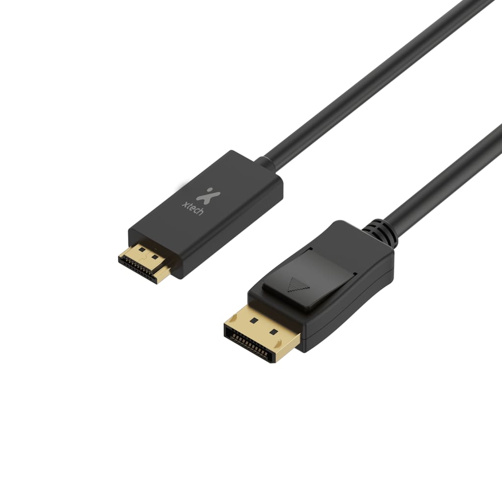 Cable Xtech XTC-359 DisplayPor Macho a HDMI Macho Color Negro