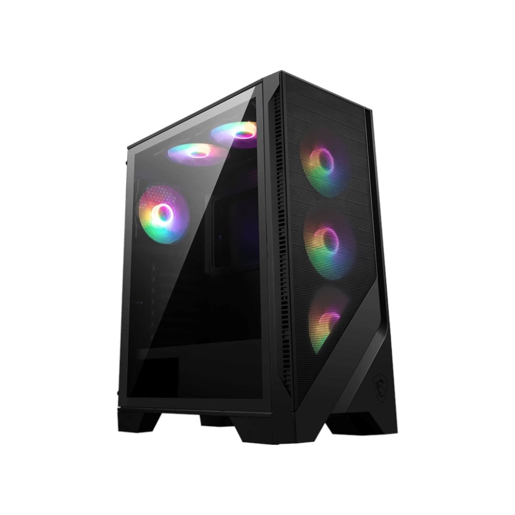 Case Gaming MSI MAGFORGE120 Mag Forge 120A con Vidrio Templado Color Negro