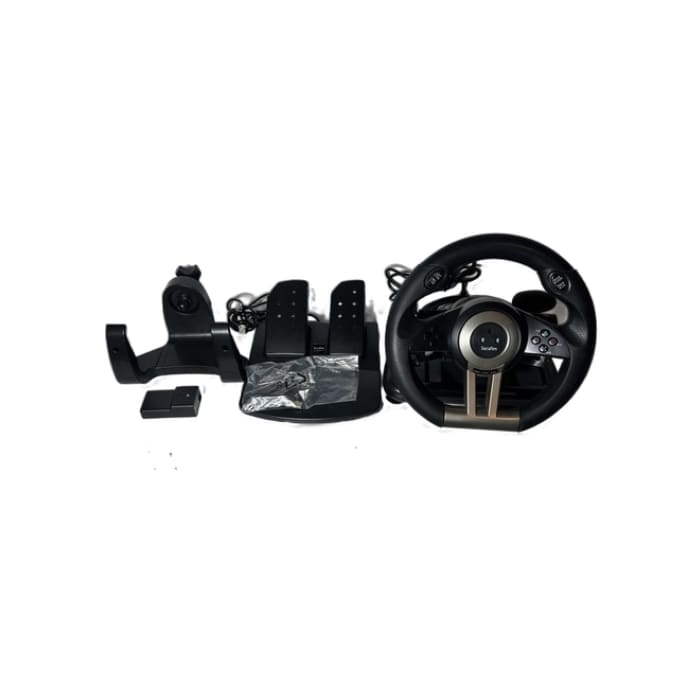 Serafin R1 + Volante y Pedales de Piso Para PS5 PS4 PC Android IOS Color Negro 6359636844026