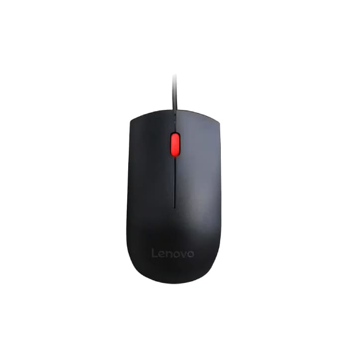 Mouse Optico Lenovo Essential 4Y50R20863 Alambrico USB Color Negro