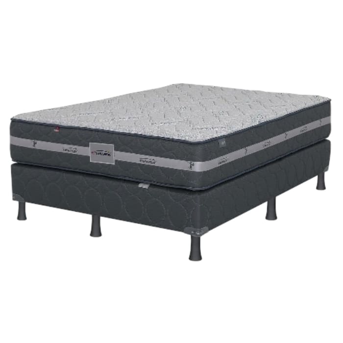 Cama Matrimonial Therapedic  Rest Firme M BLA889 2EN1 M GRI920 - Set