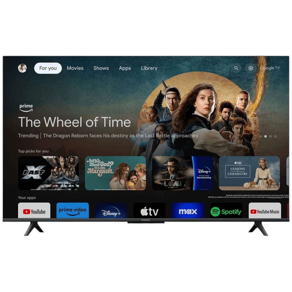 Television Xiaomi TV 43" 2025 61450 FHD 1080P GoogleTV BT360 / Wifi Color Negro