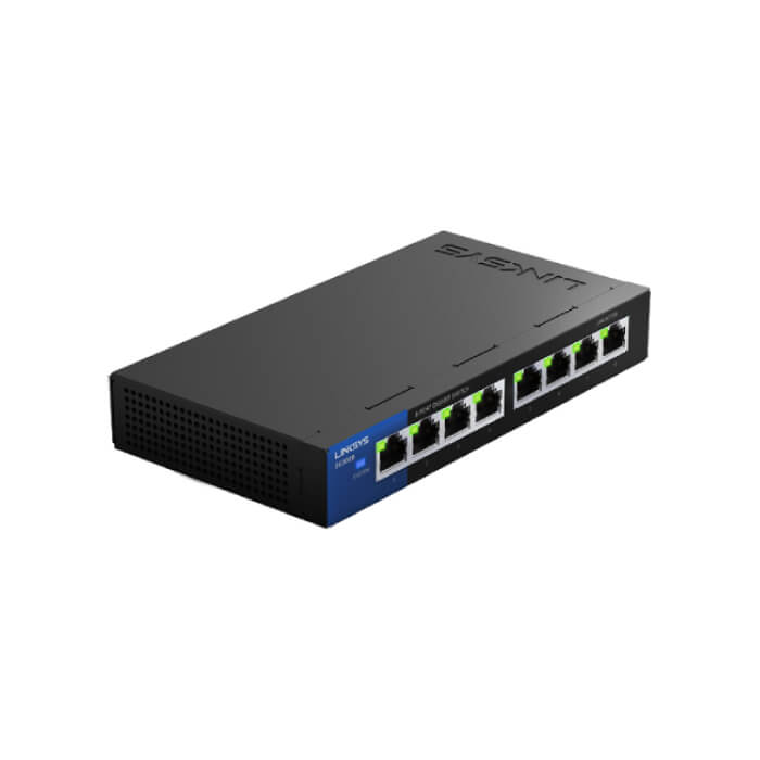 Switch Linksys SE3008 de 8 Puertos Ethernet Gigabit 1000 Mbps