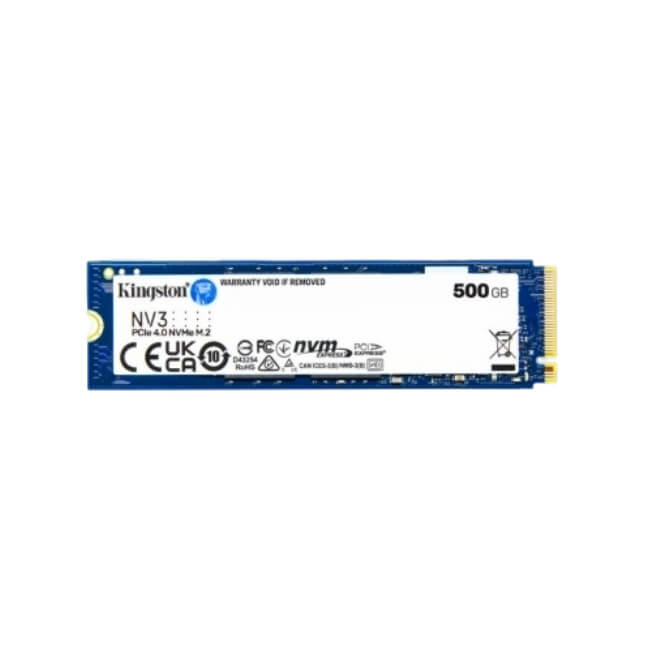 Disco Solido Interno Kingston SNV3S/500G 500GB NV3 PCle 4.0 NVMe M.2