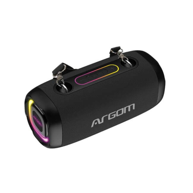 Bocina Argom ARG-SP-3141BK Altavoz Bluetooth Inalambrico Premium Radyon X41 con Luces LED