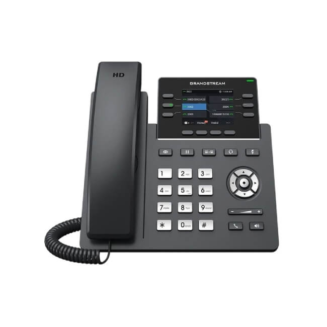 Telefono IP Grandstream GXP1625 962-00080-27B002 2 Cuentas SIP Pantalla LCD de 2,9" con Doble Puerto con PoE Integrado