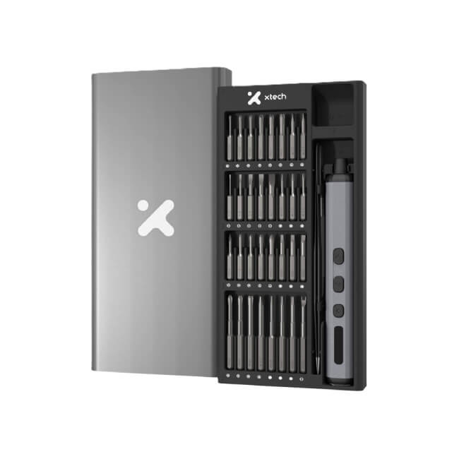 Kit Xtech de Destornillador Electrico de Alta Precisión XTA-821