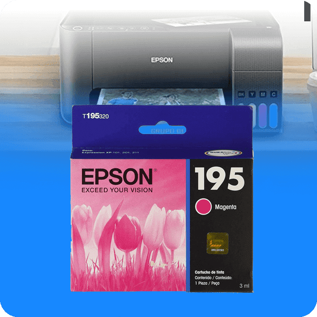 CARTUCHO DE TINTA T195320-AL T195 MAGENTA EPSON