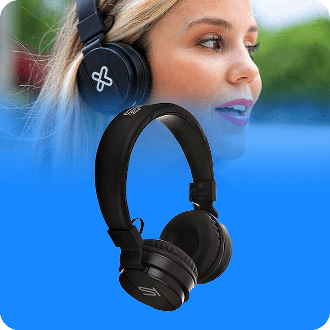 AUDIFONOS KHS-620BK INALAMBRICOS COLOR NEGRO KLIP XTREME