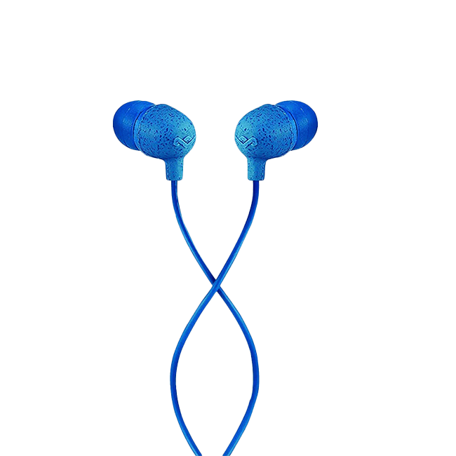 AURICULARES LITTLE BIRD EAR 9.2MM COLOR AZUL HOUSE OF MARLEY