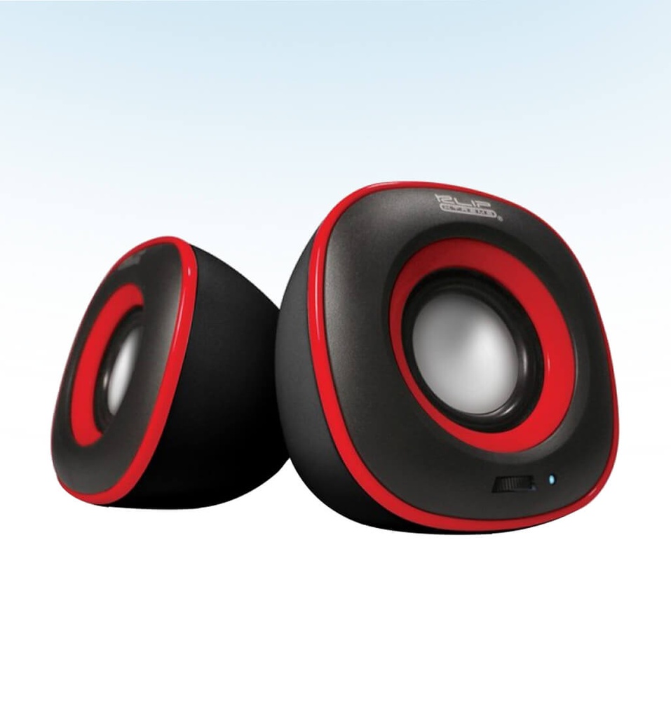 BOCINA KES-215R  2.0 6W USB 3.5MM COLOR ROJO KLIP XTREME