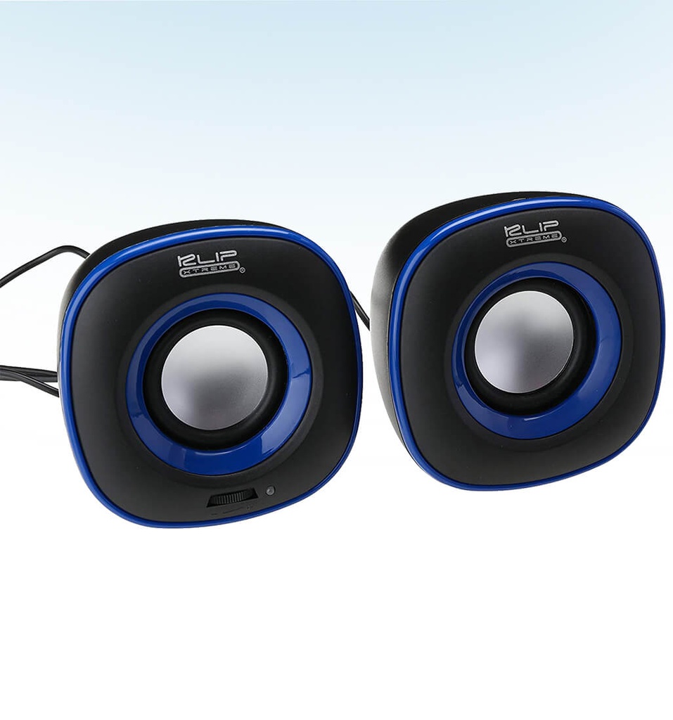 BOCINA STEREO SPEAKERS EKLIPSE KES-215A COLOR AZUL KLIP XTREME