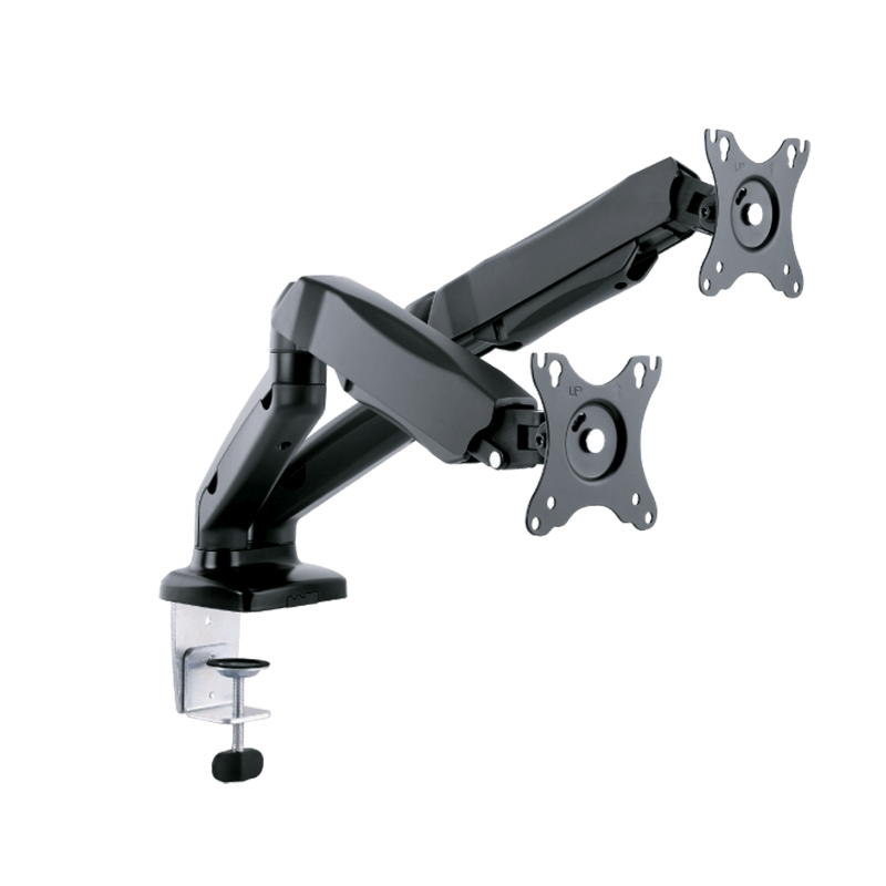 BRACKET (BASE) PARA MONITOR KPM-312 2 MONITORES 13-27" CON GANCHO KLIP XTREME