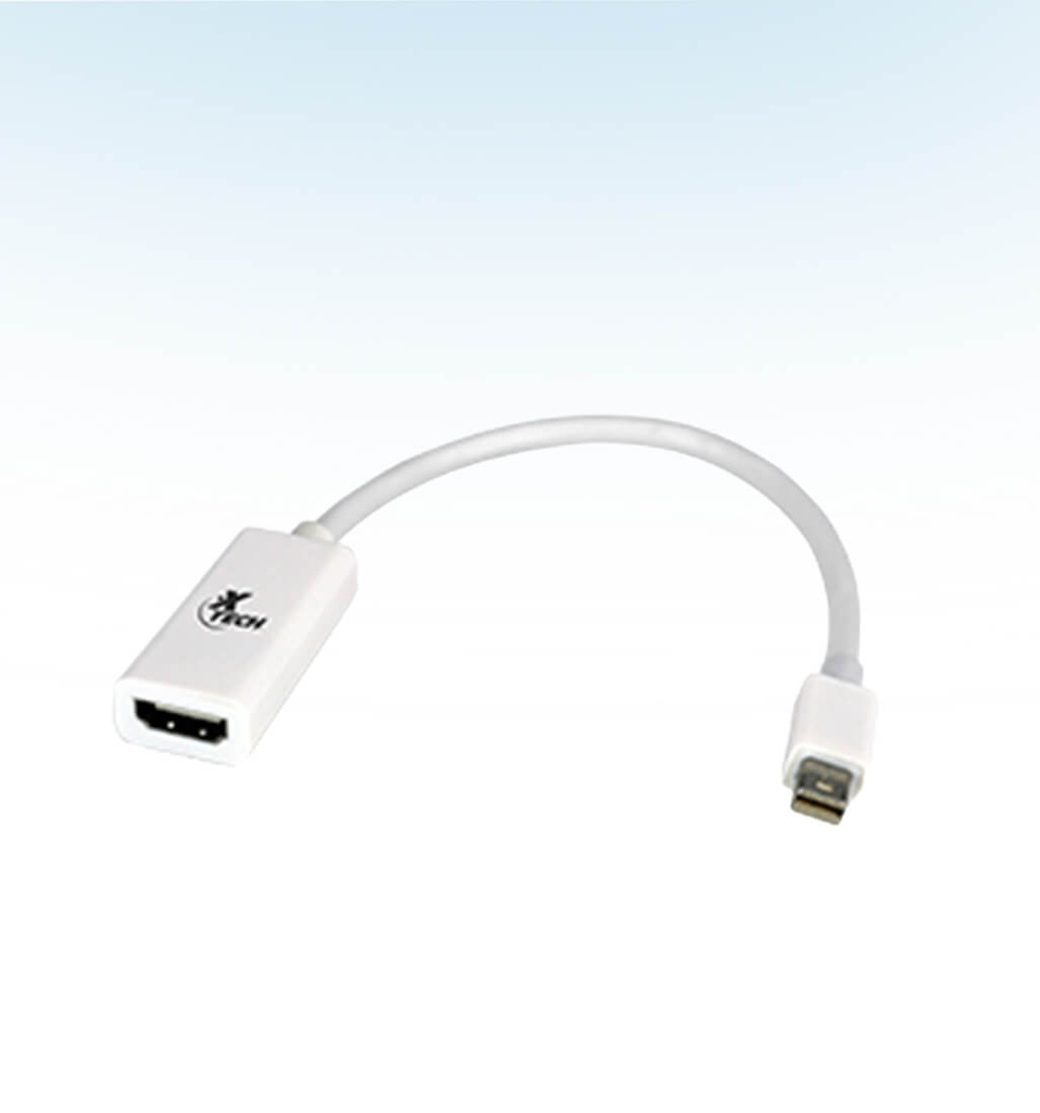 CABLE ADAPTADOR DE MINI DISPLAY A HDMI HEMBRA XTC-331 XTECH